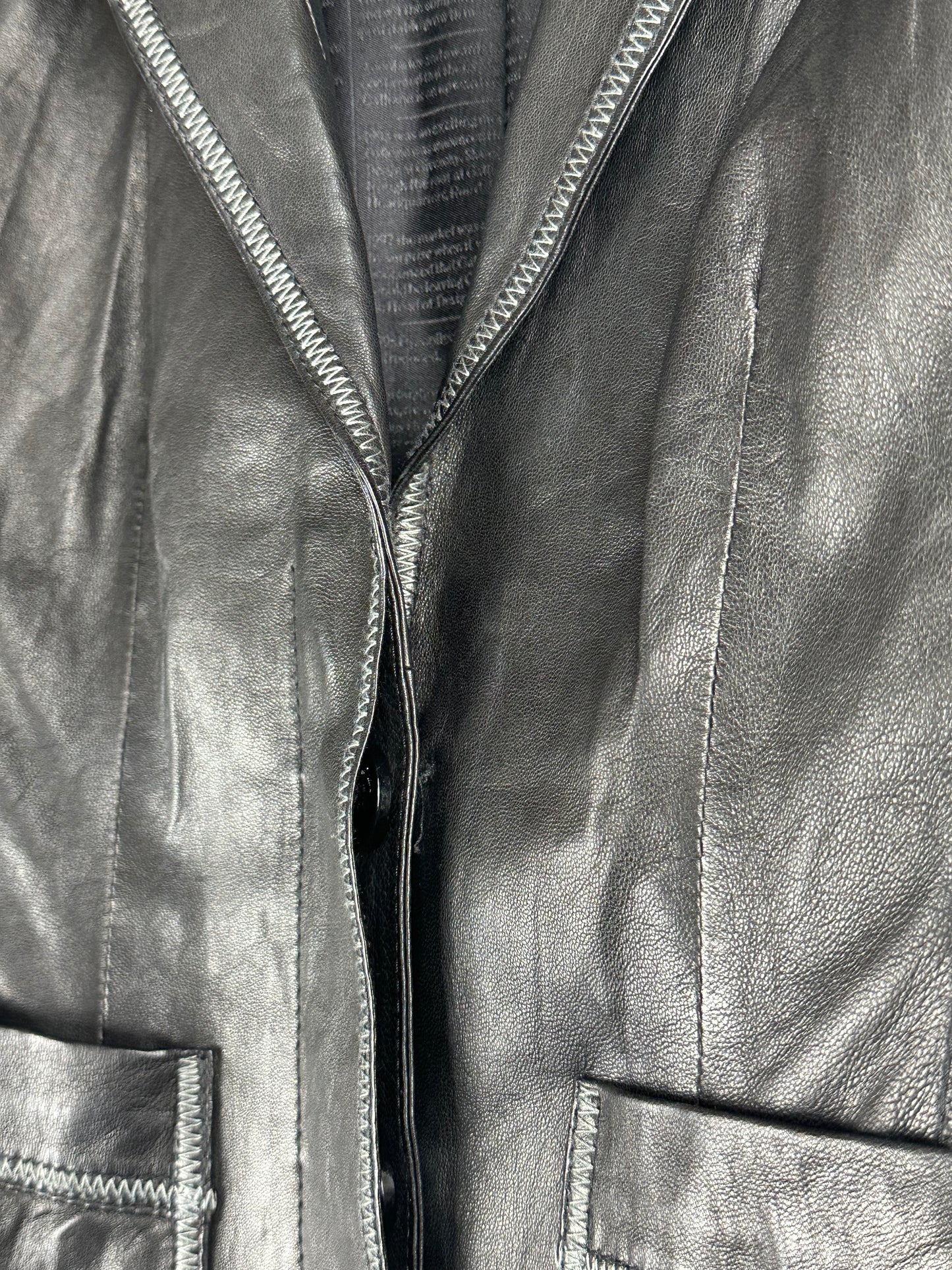 Slim Fit Leather Jacket