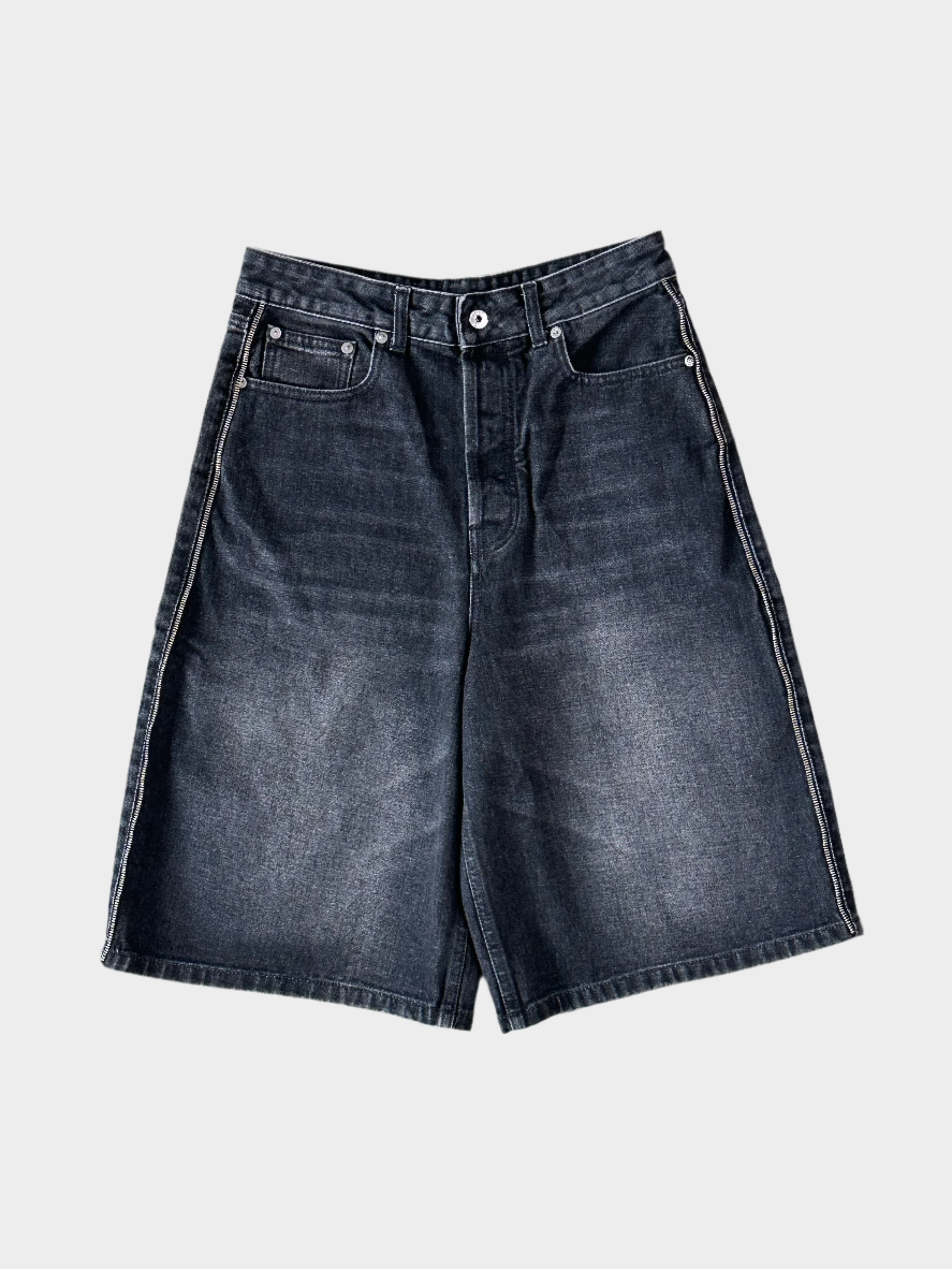 Oversize Denim Shorts