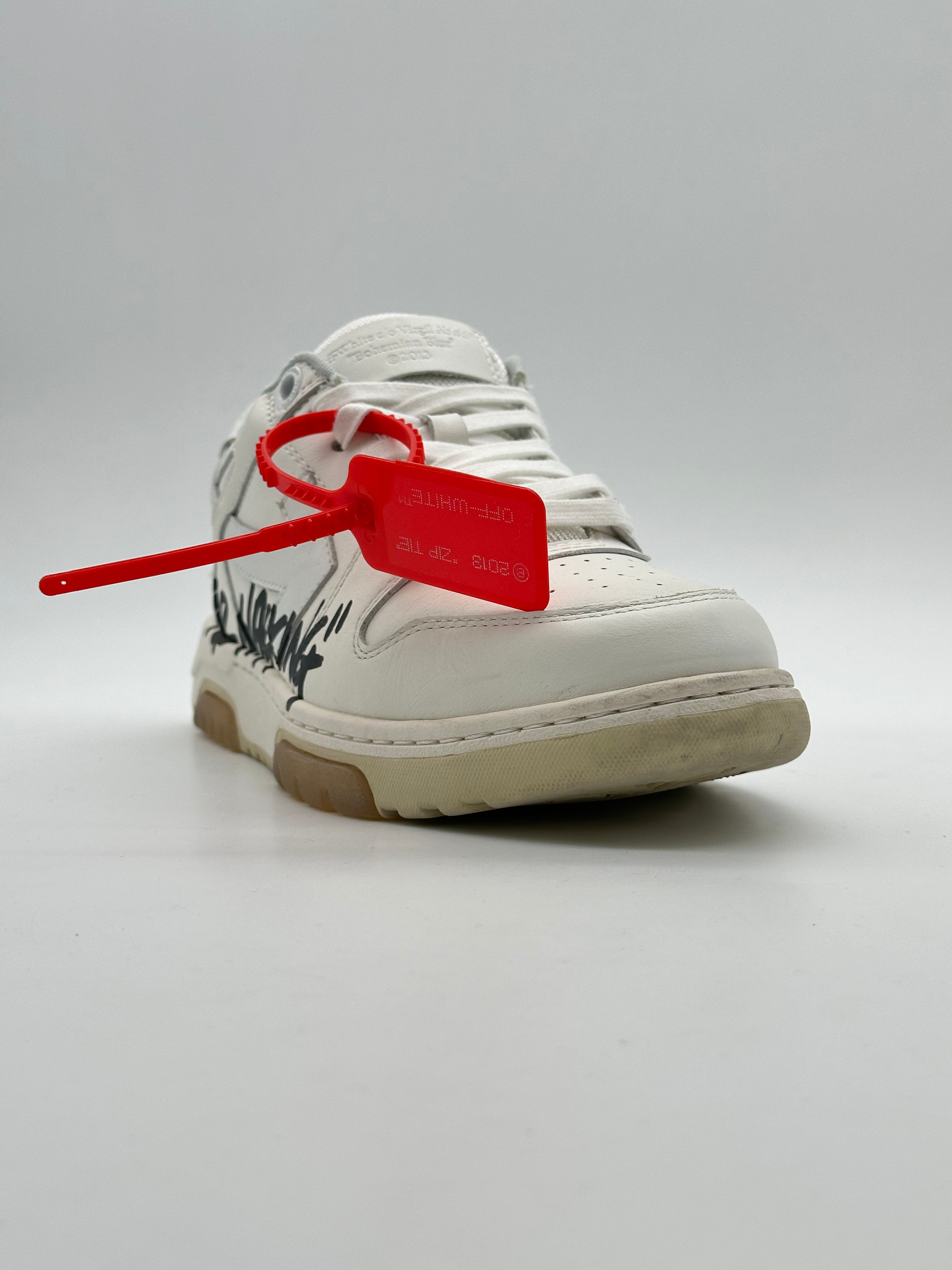 Leather Graffiti Sneakers