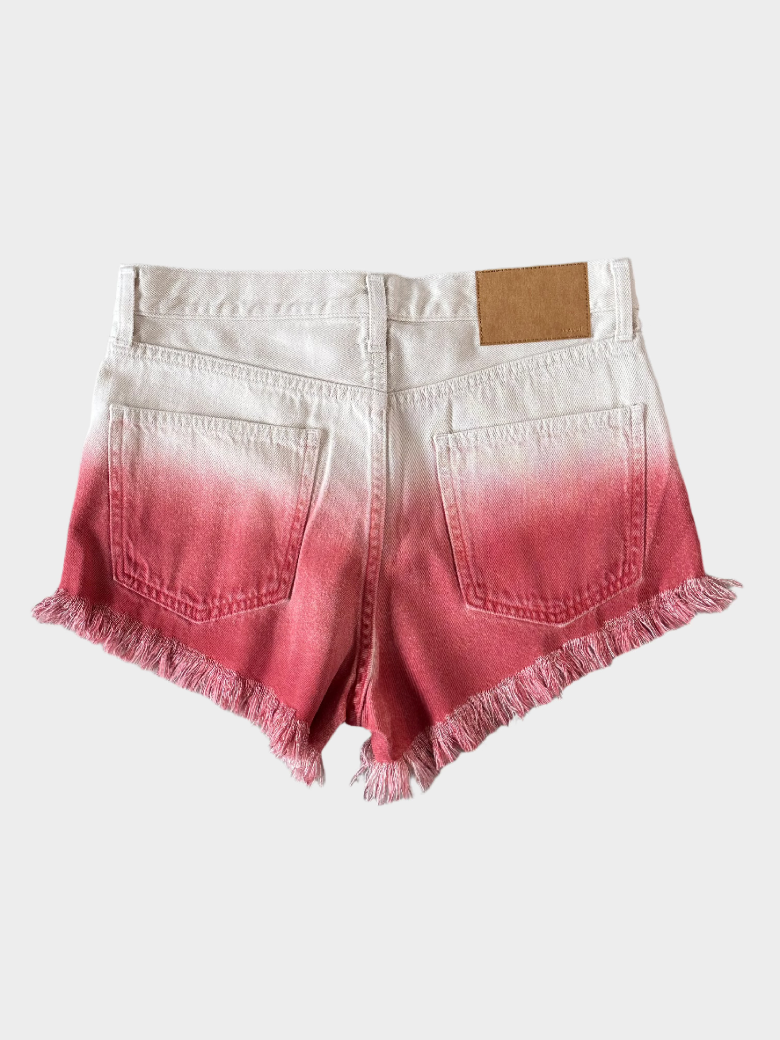 Faded Denim Shorts