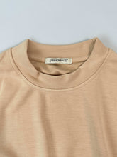 Cropped Crewneck Sweatshirt With Puff Sleeves -  | dBlank