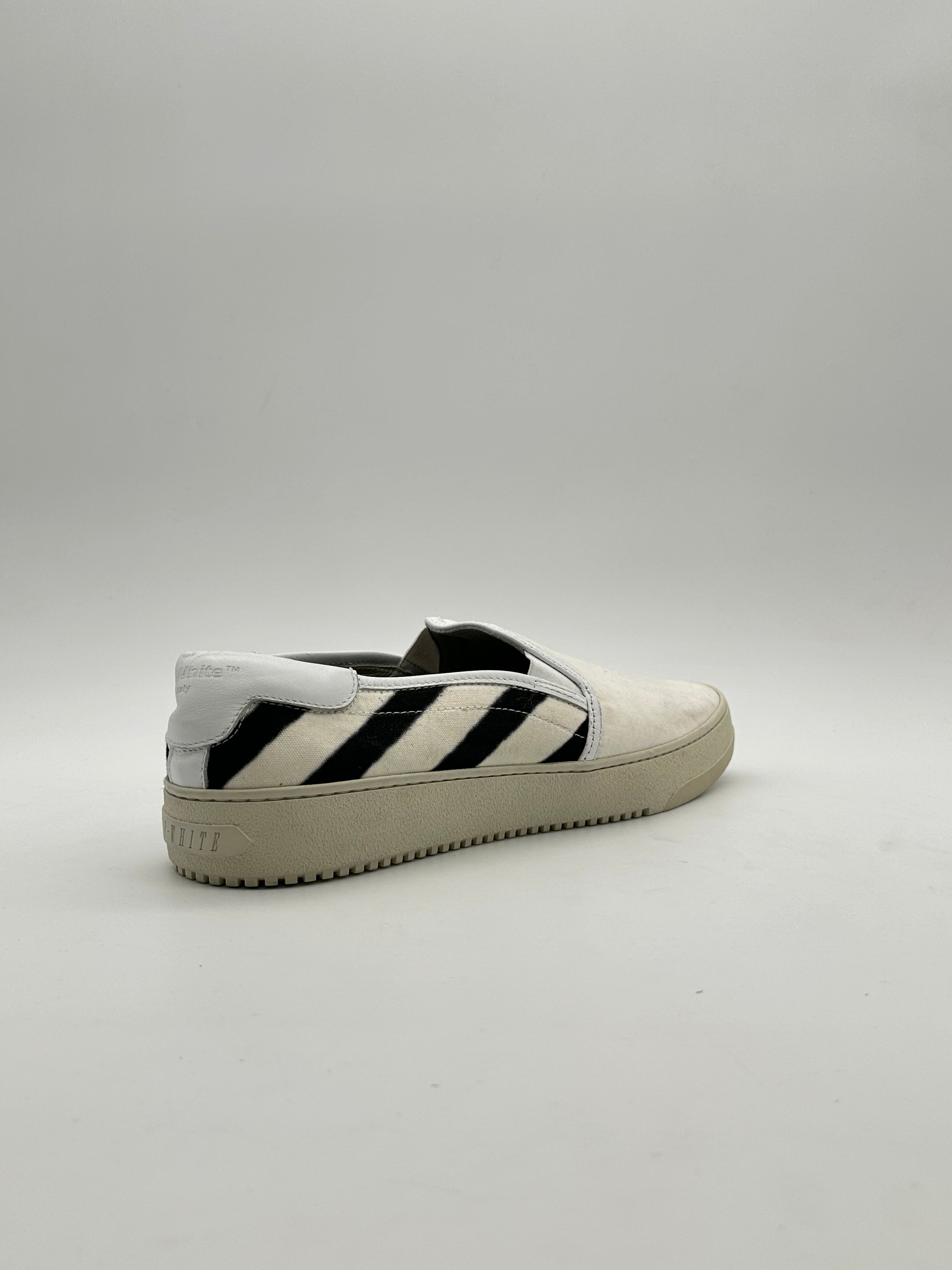Slide-on Sneakers Back Stripes