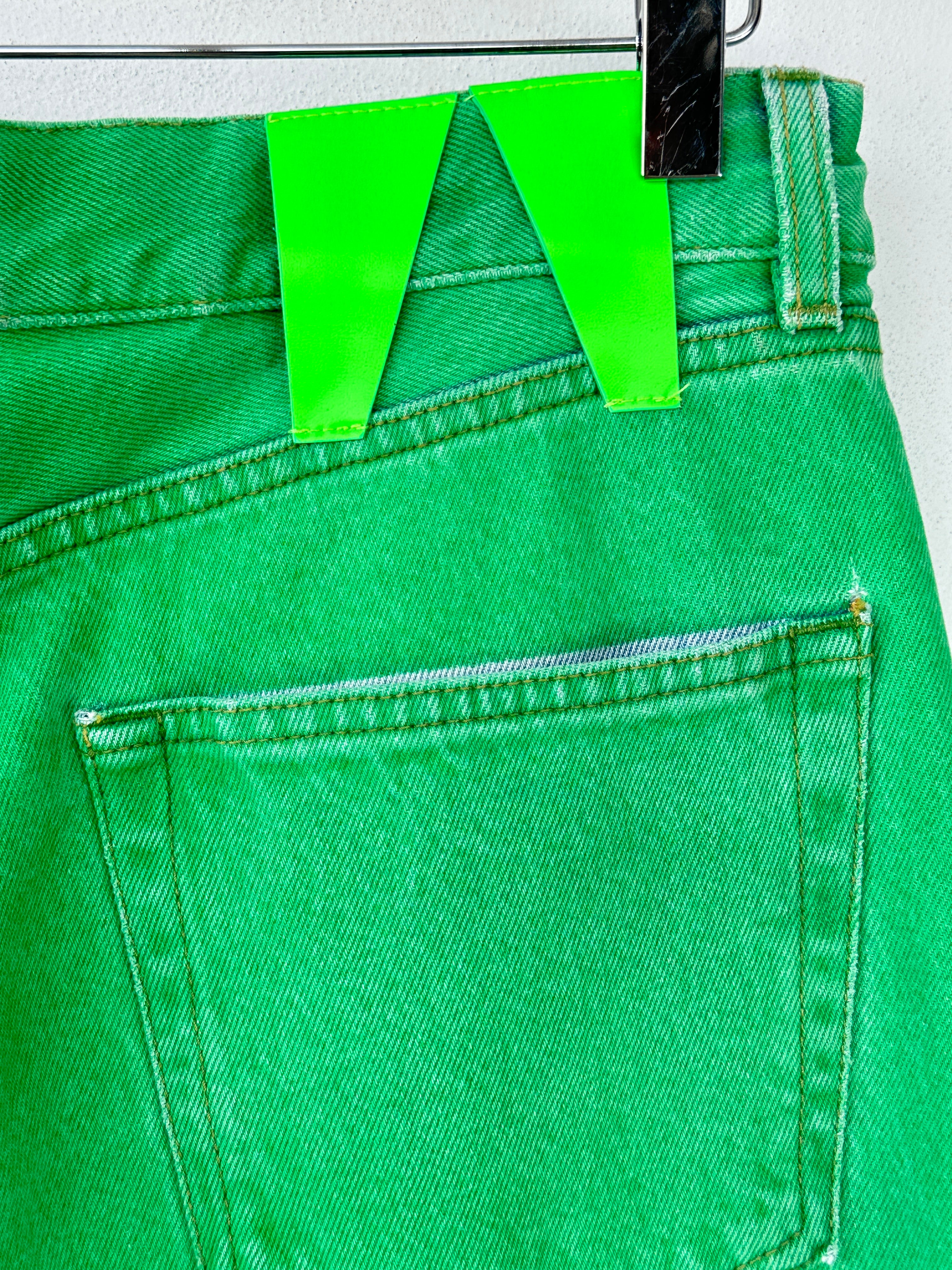 Straight Green Jeans