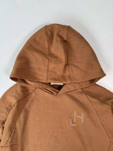 Teddy Raglan Hoodie With Printed Logo -  | dBlank