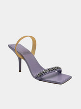 Lilac Sandal With Heel And Chain Detail -  | dBlank