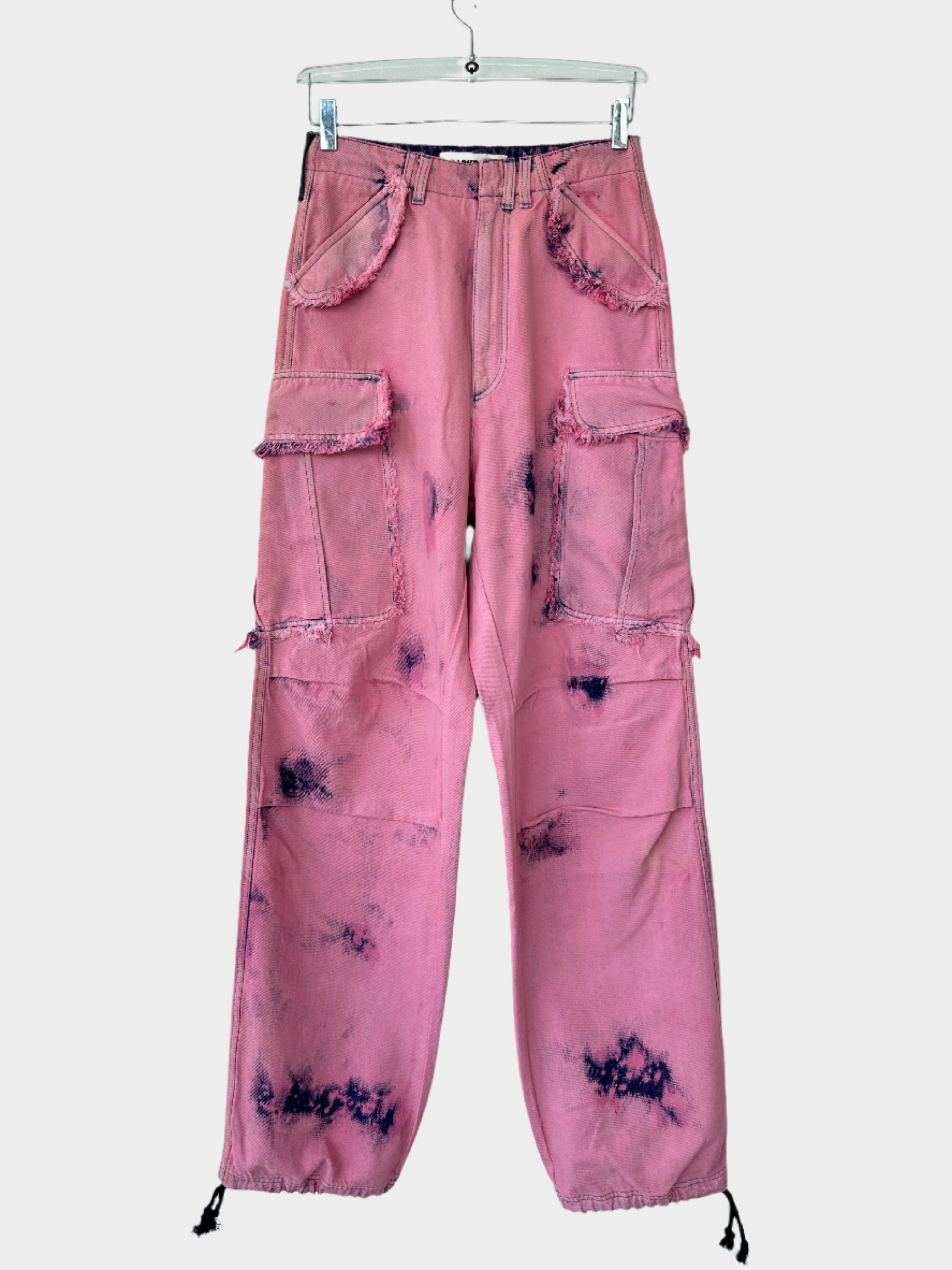 Frayed Tie Dye Jeans