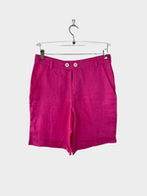 Pink Linen Shorts - Pink | dBlank
