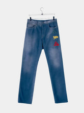 Tie-dye Trousers With Embroidery -  | dBlank