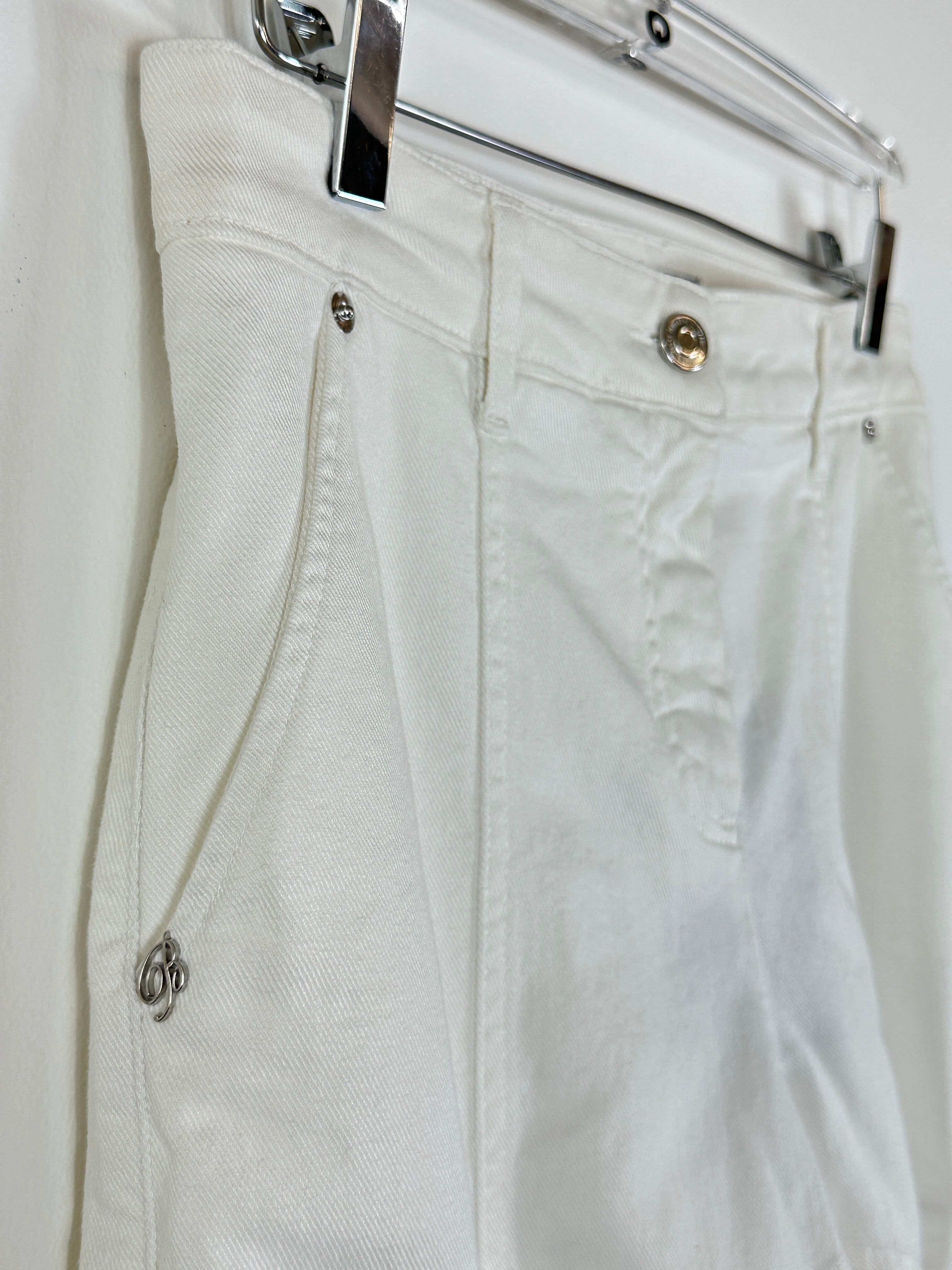 White Cargo Jeans