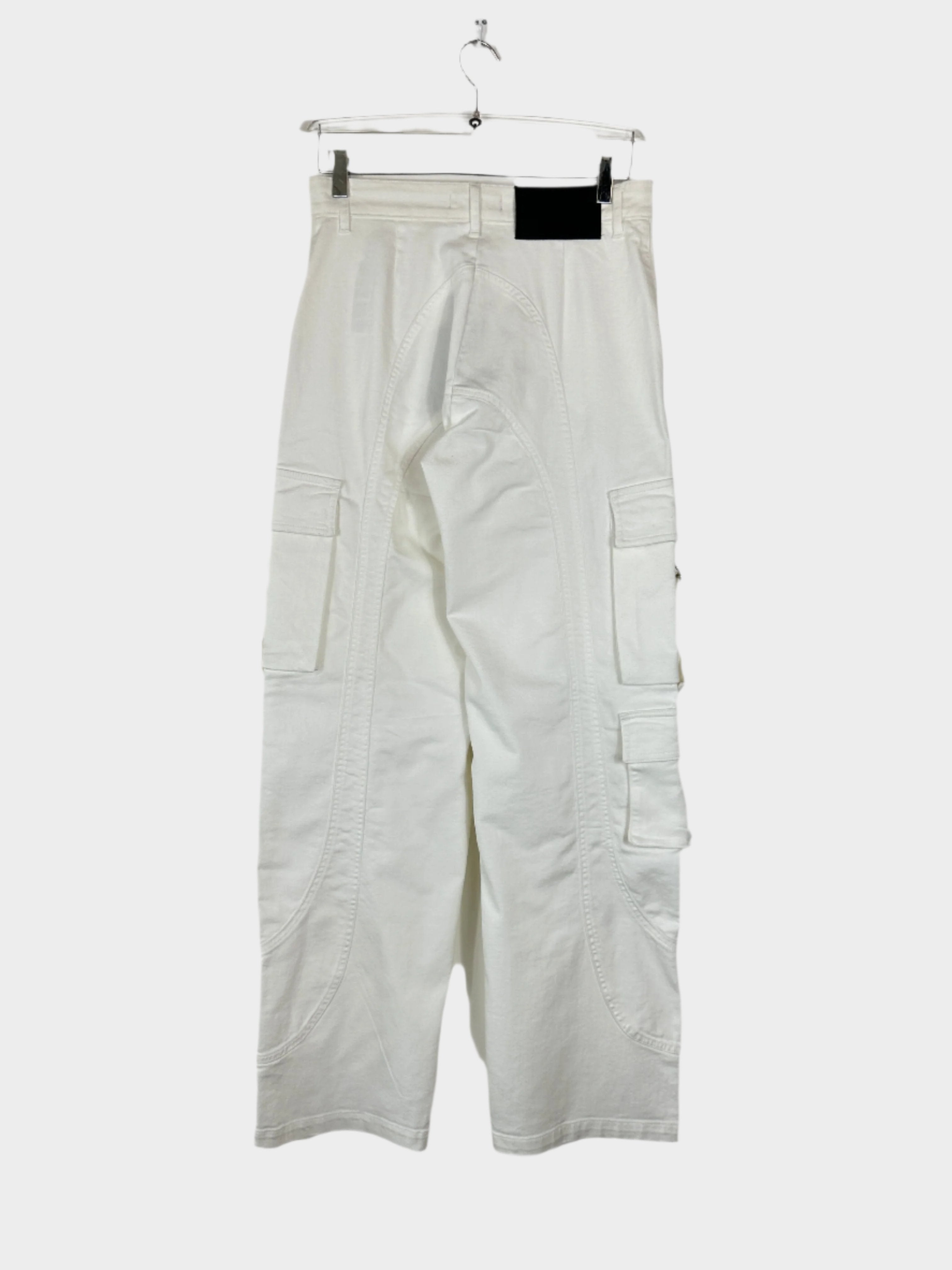 White Cargo Jeans