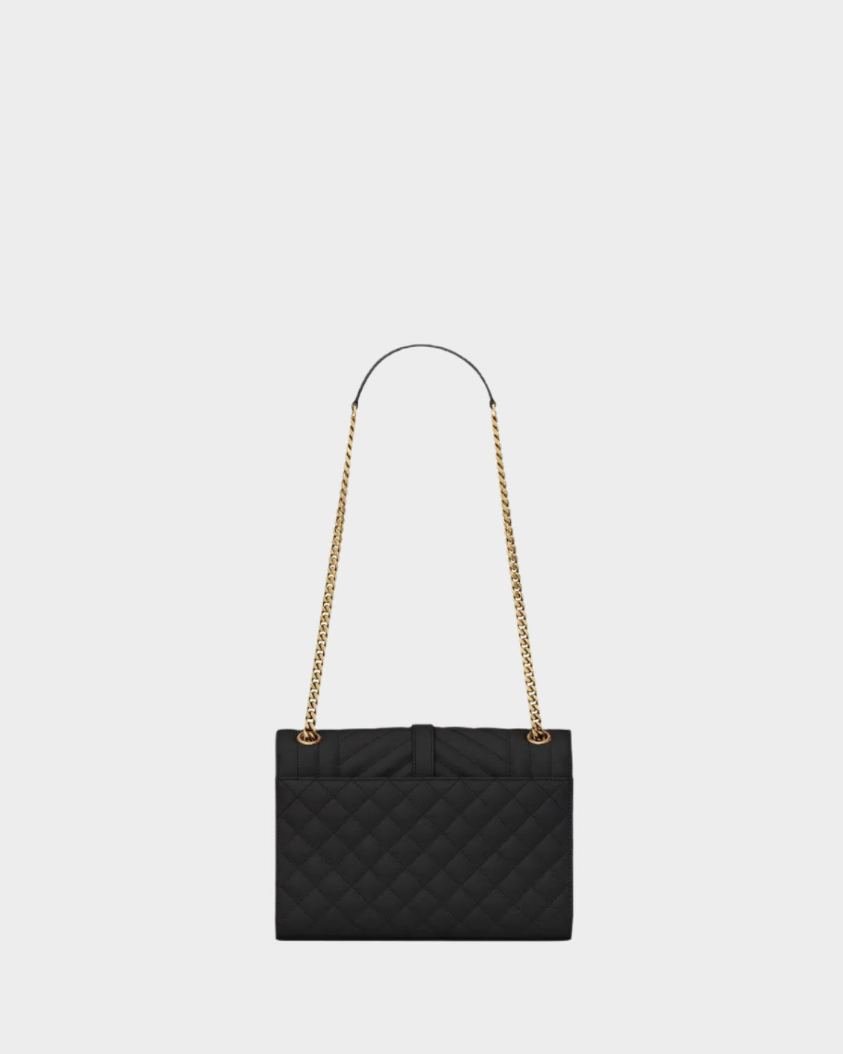 Envelope Quilted Medium Leather Bag