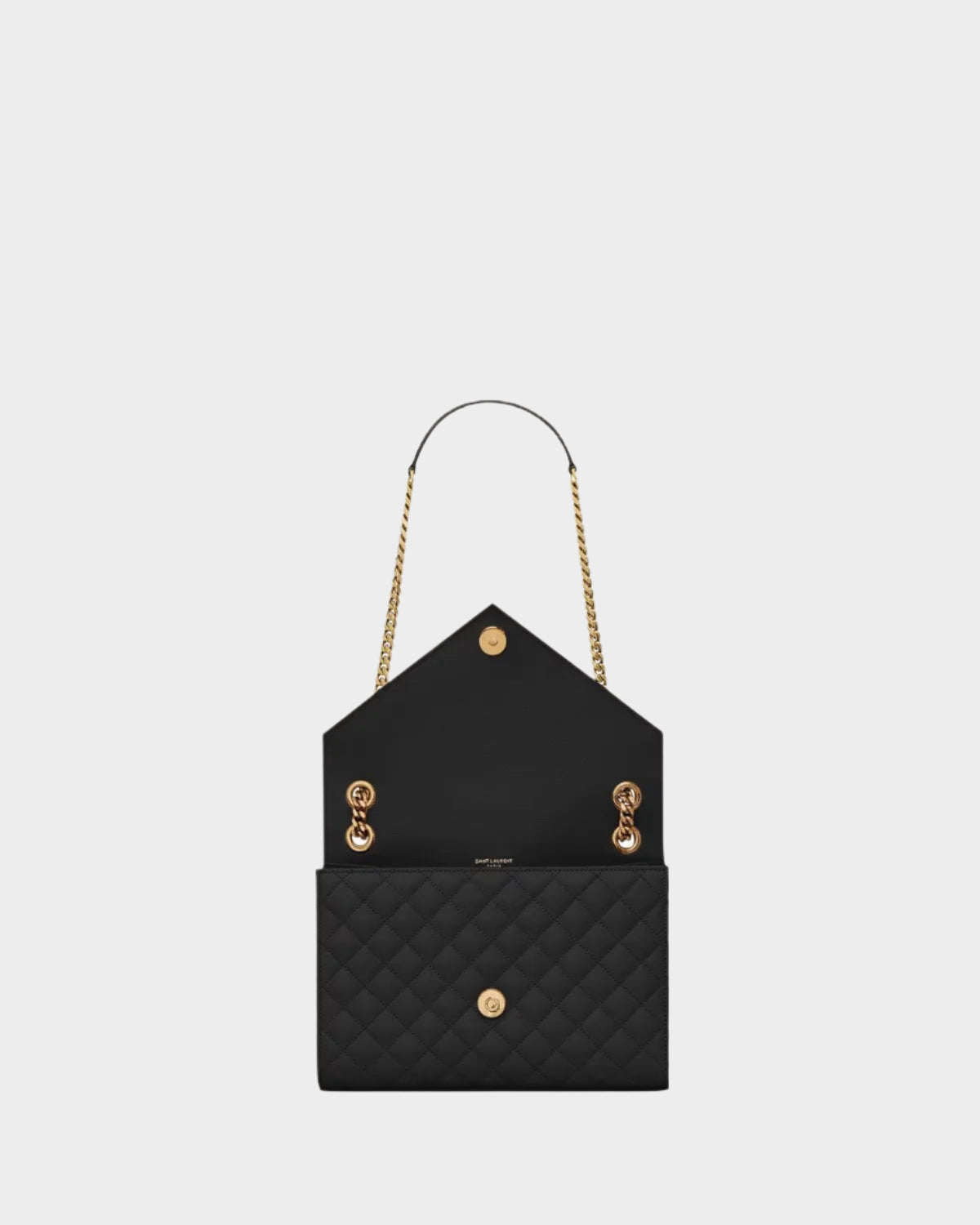 Envelope Quilted Medium Leather Bag