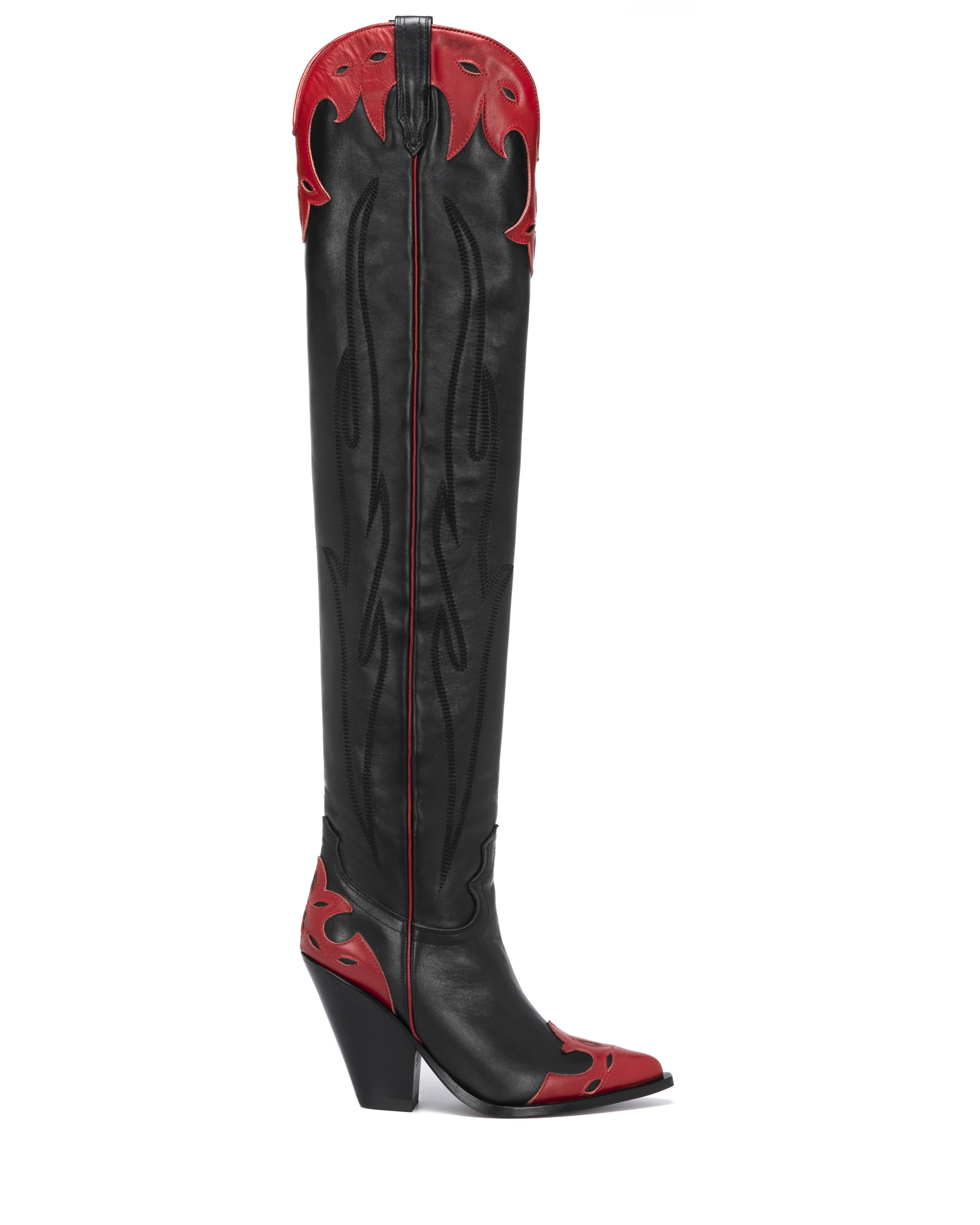 Melrose Leather Knee High Boots