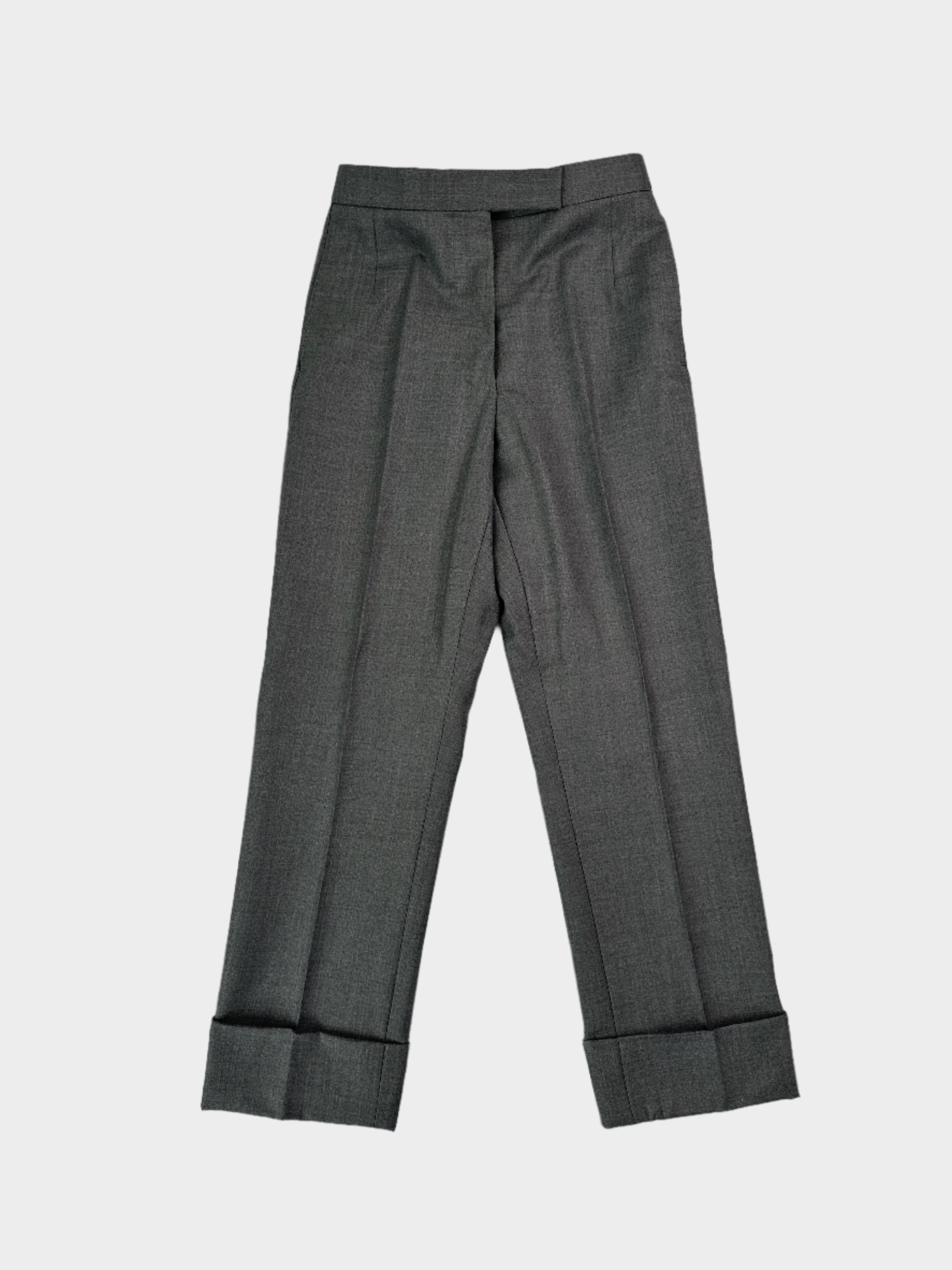 Thom Browne, pantaloni grigi, moda uomo, sartoriale, eleganza