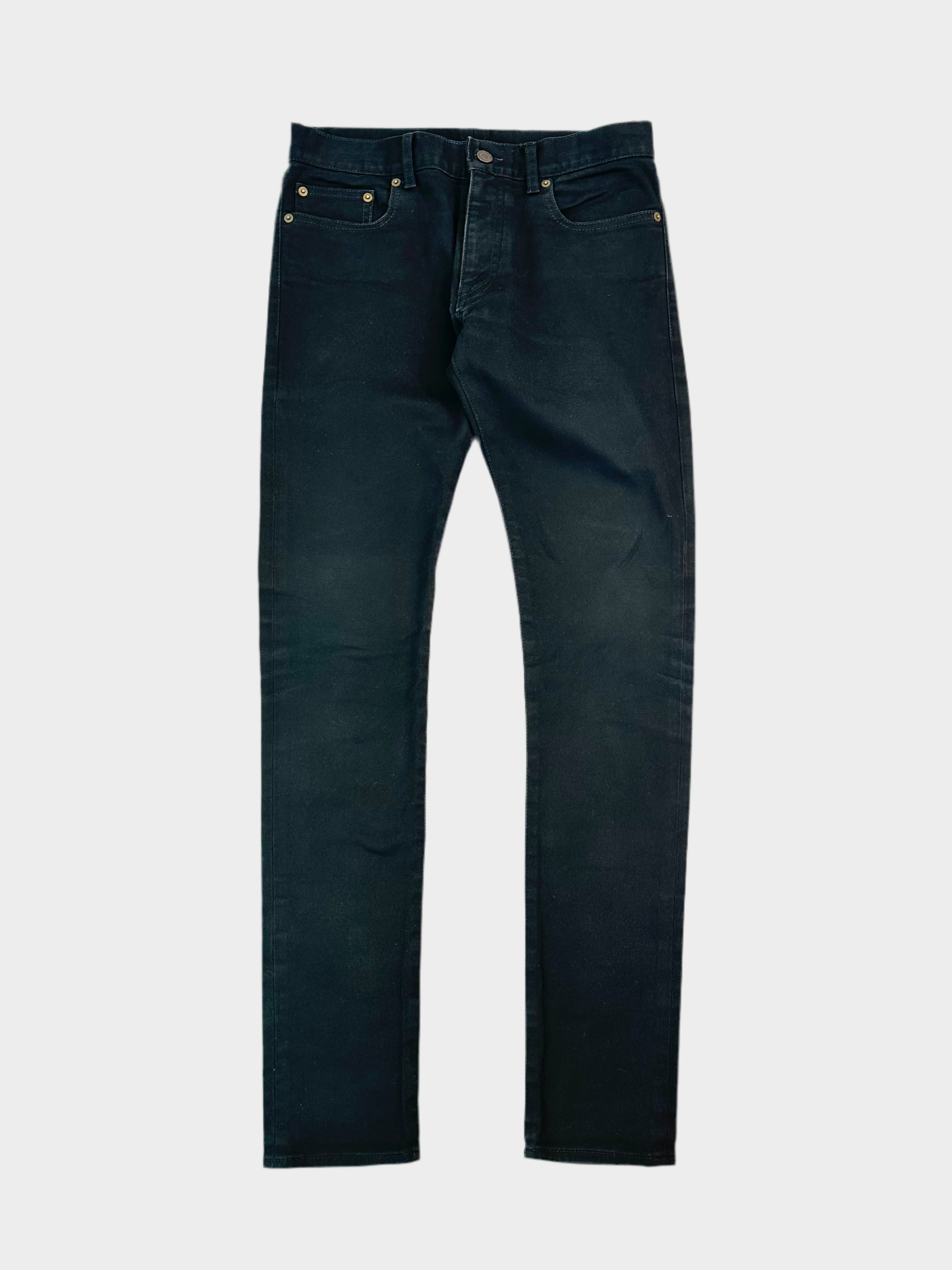 Saint Laurent, jeans skinny, jeans neri uomo, 5 tasche, denim aderente, jeans minimal, moda uomo, Qlhype