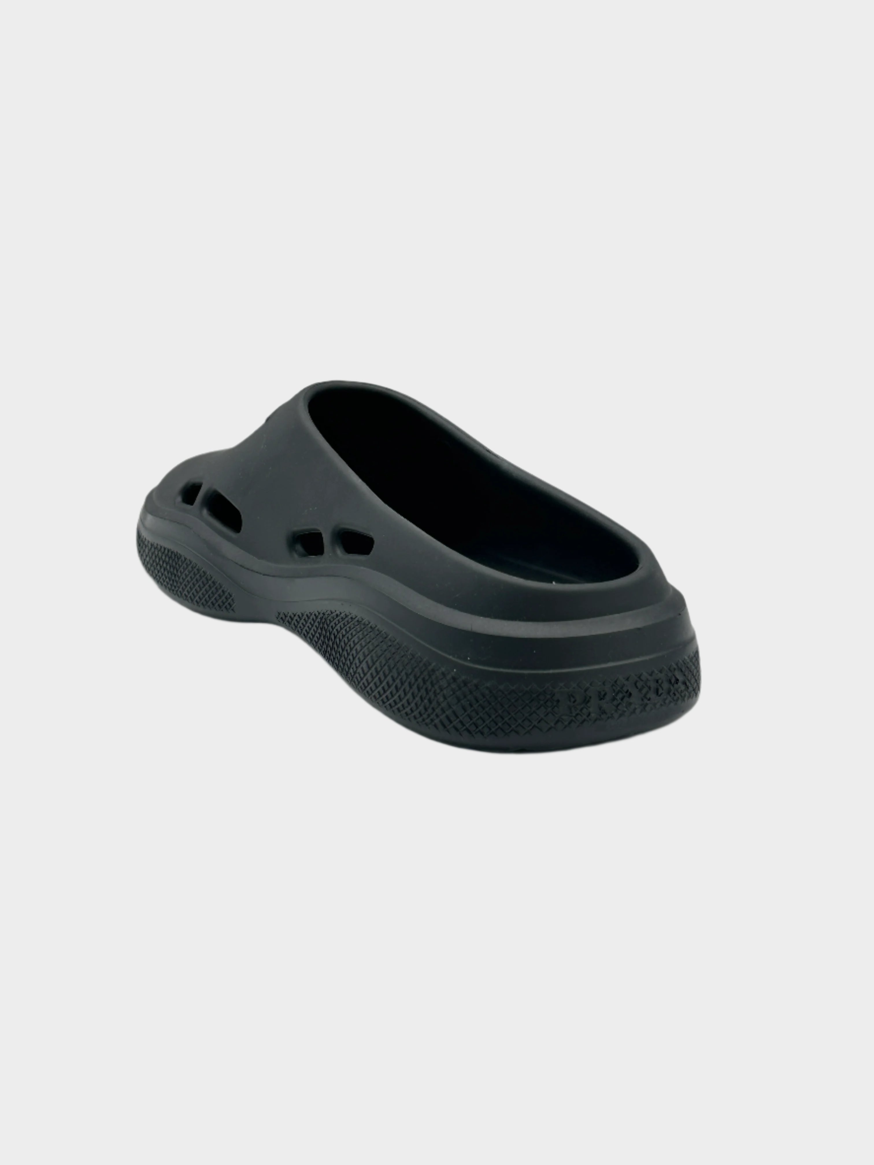 Black Rubber Sandals