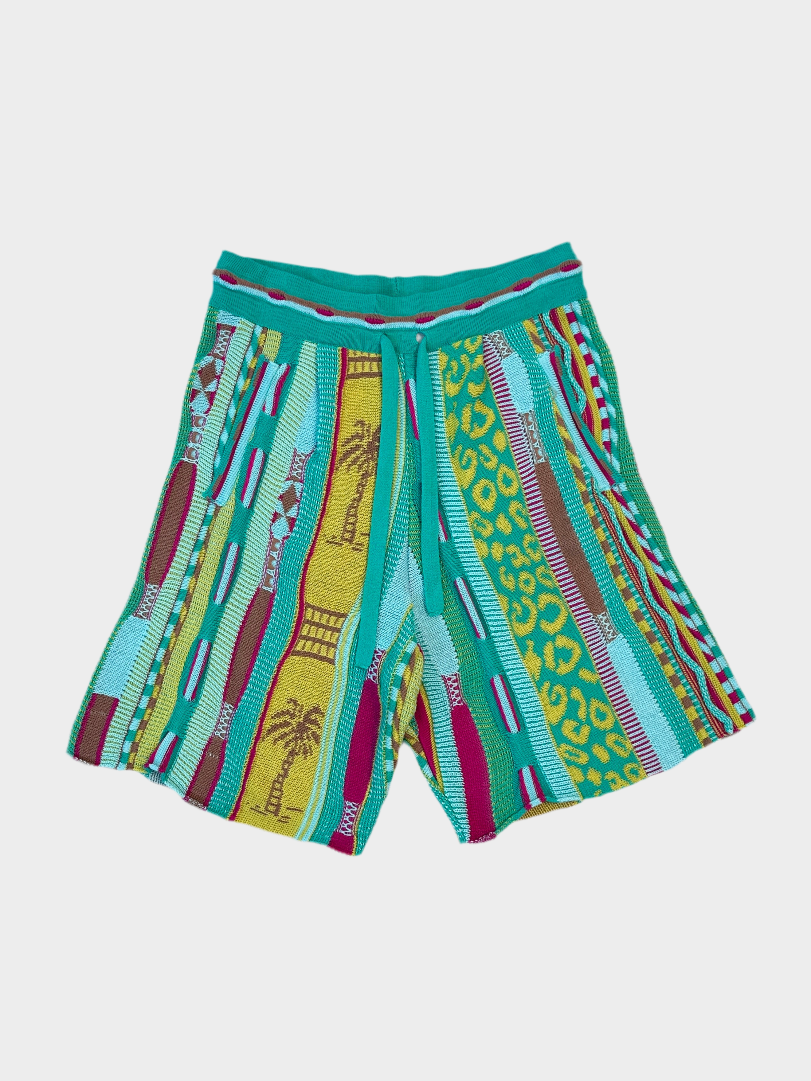 Laneus, shorts uomo, pantaloncini in maglia, moda casual, cotone 100%, multicolor, pantaloni corti estivi