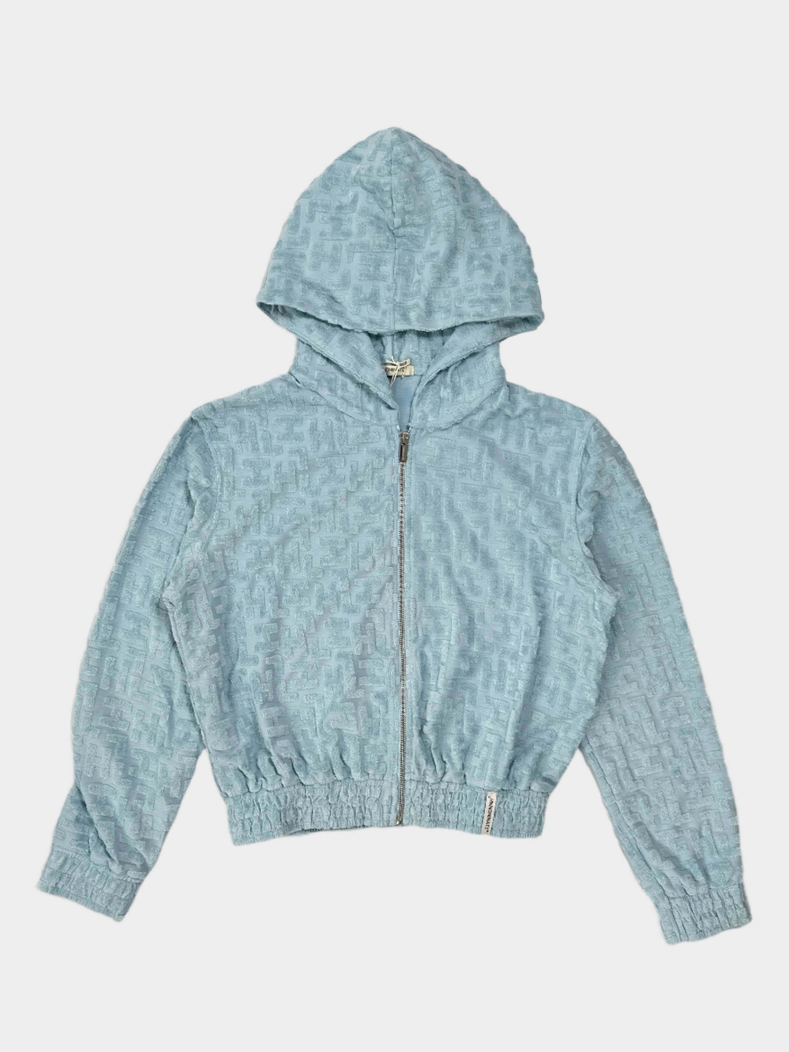 Sponge Monogram Zipped Hoodie