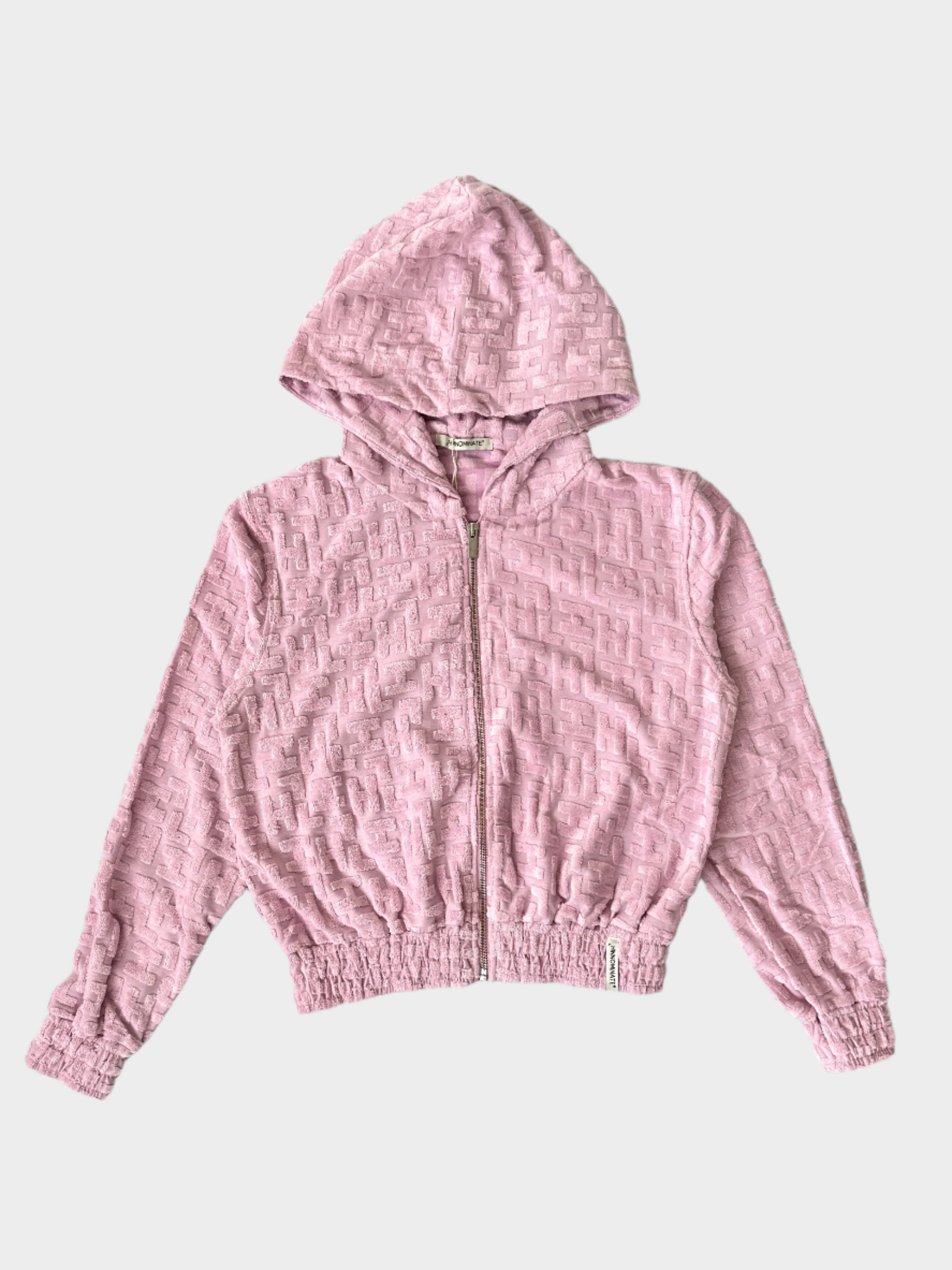 Sponge Monogram Zip Hoodie