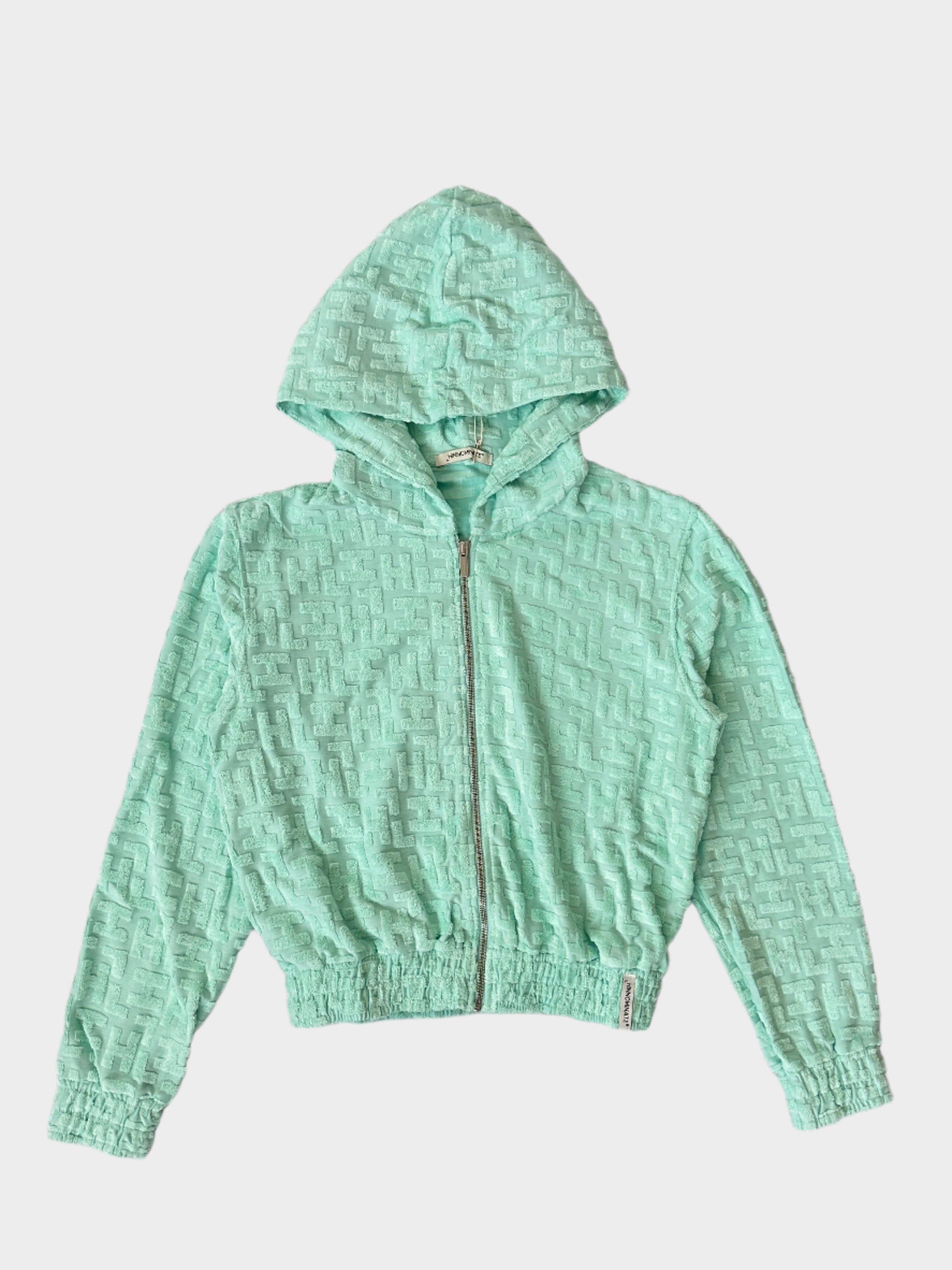 Sponge Monogram Zipped Hoodie