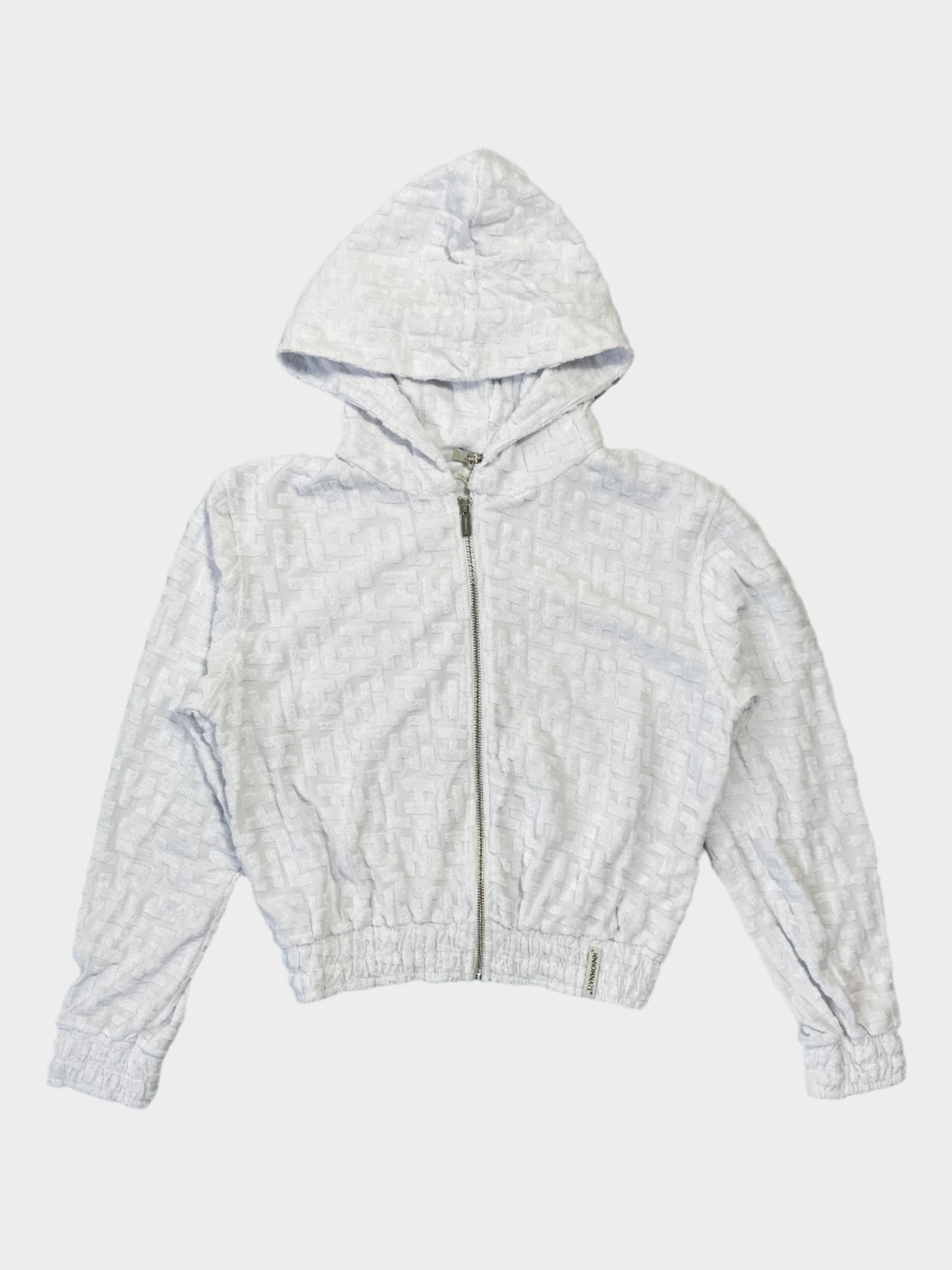 Sponge Monogram Zipped Hoodie