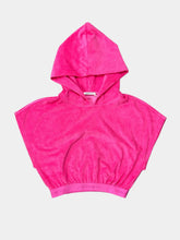 Fuchsia Terry Short Hoodie -  | dBlank