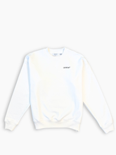 White Tattoo Arrow Skate Crewneck Sweatshirt -  | dBlank