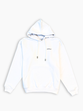 White Logo Skate Hoodie -  | dBlank