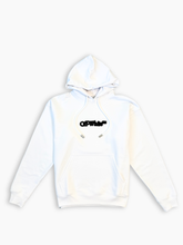 White Spray Arrow Skate Hoodie -  | dBlank