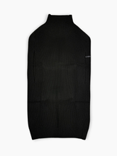 Black Turtleneck Dress in Pearl Knit -  | dBlank