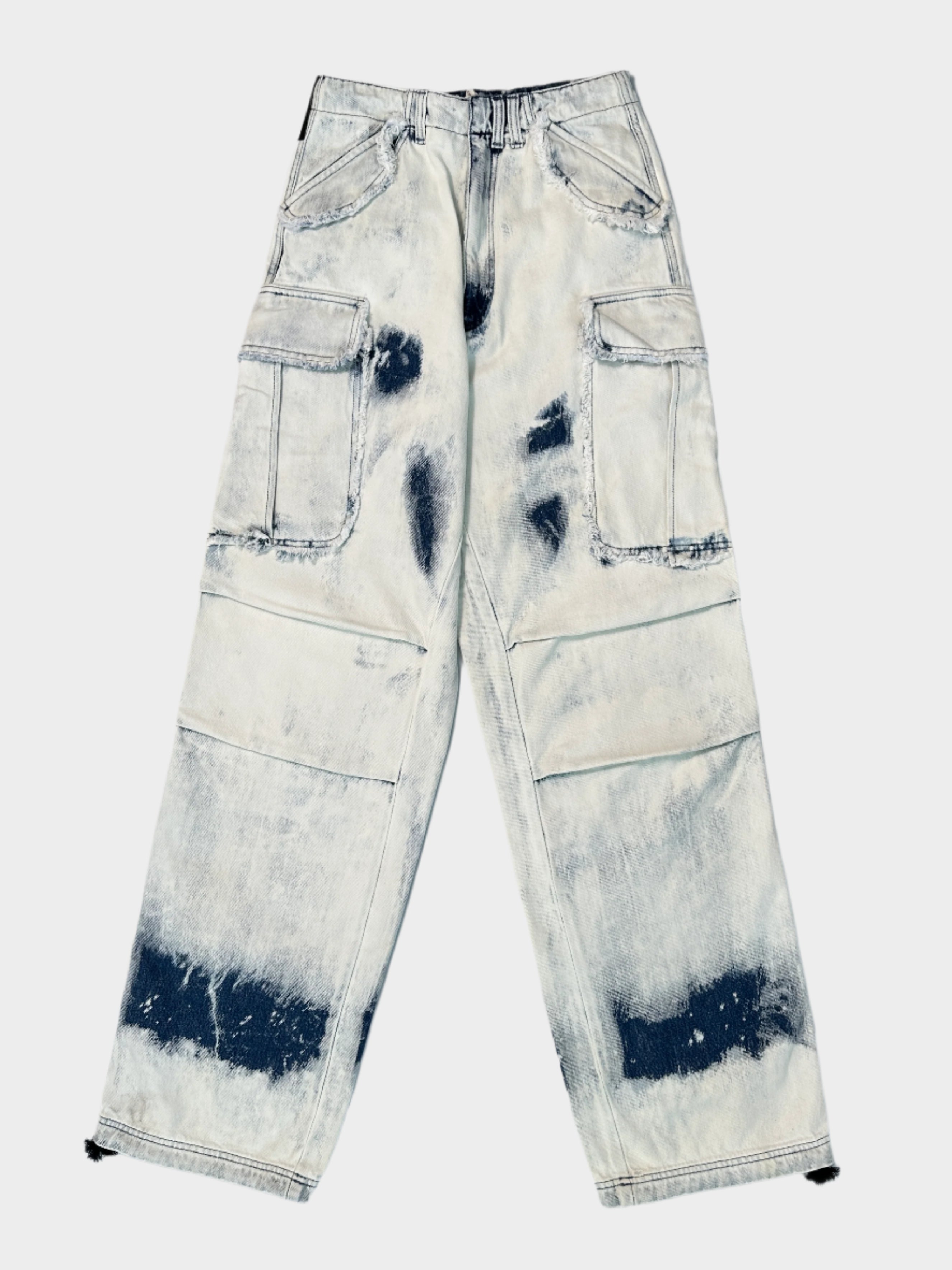 Tie Dye Cargo Jeans