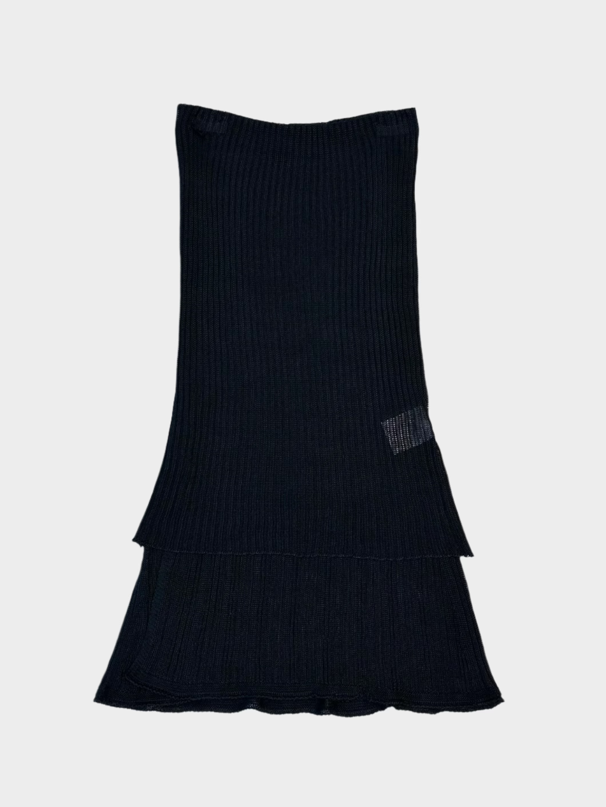 Laneus, top maglia, top nero, top smanicato donna, made in Italy, moda minimal