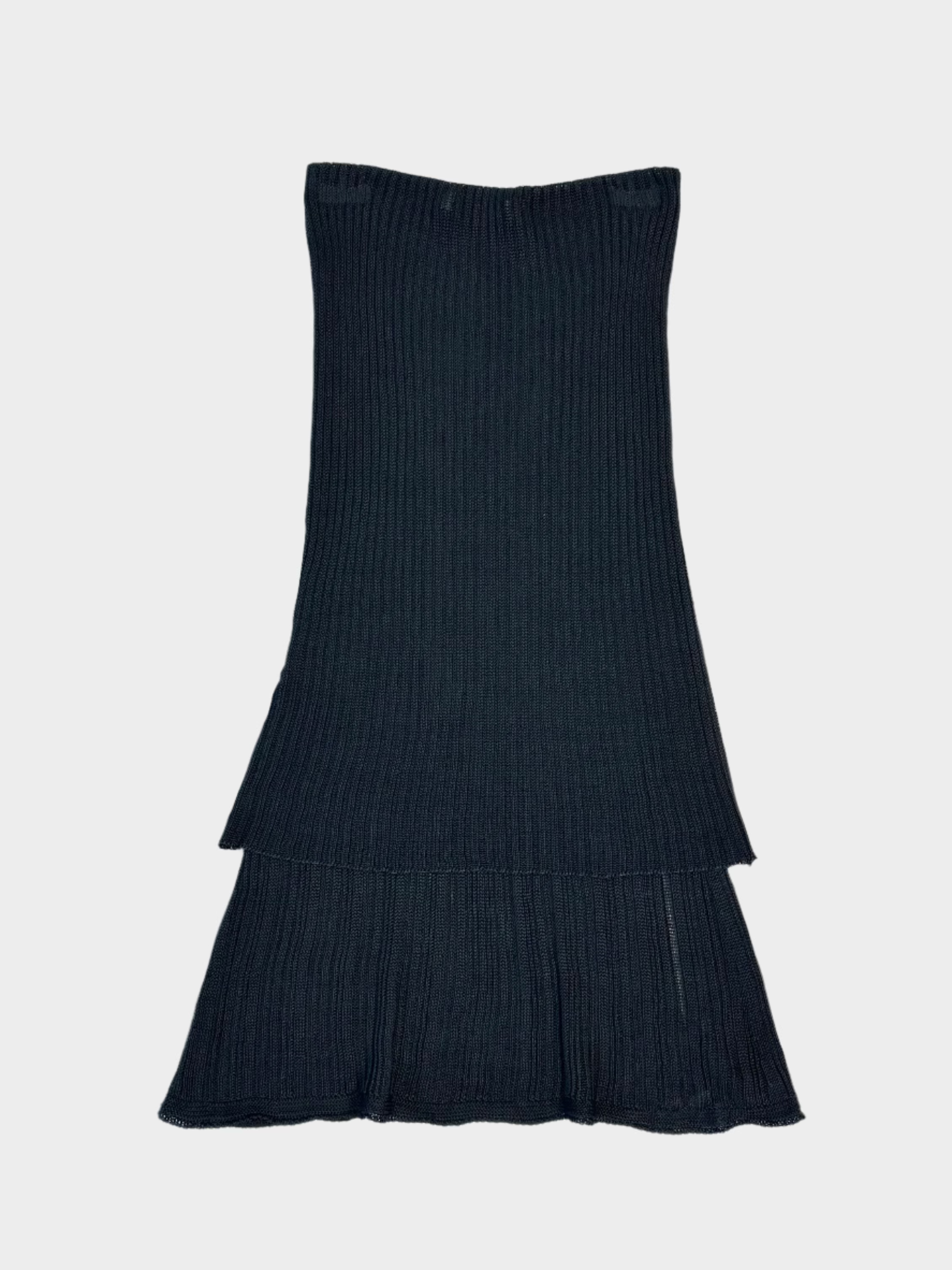 Laneus, top maglia, top nero, top smanicato donna, made in Italy, moda minimal