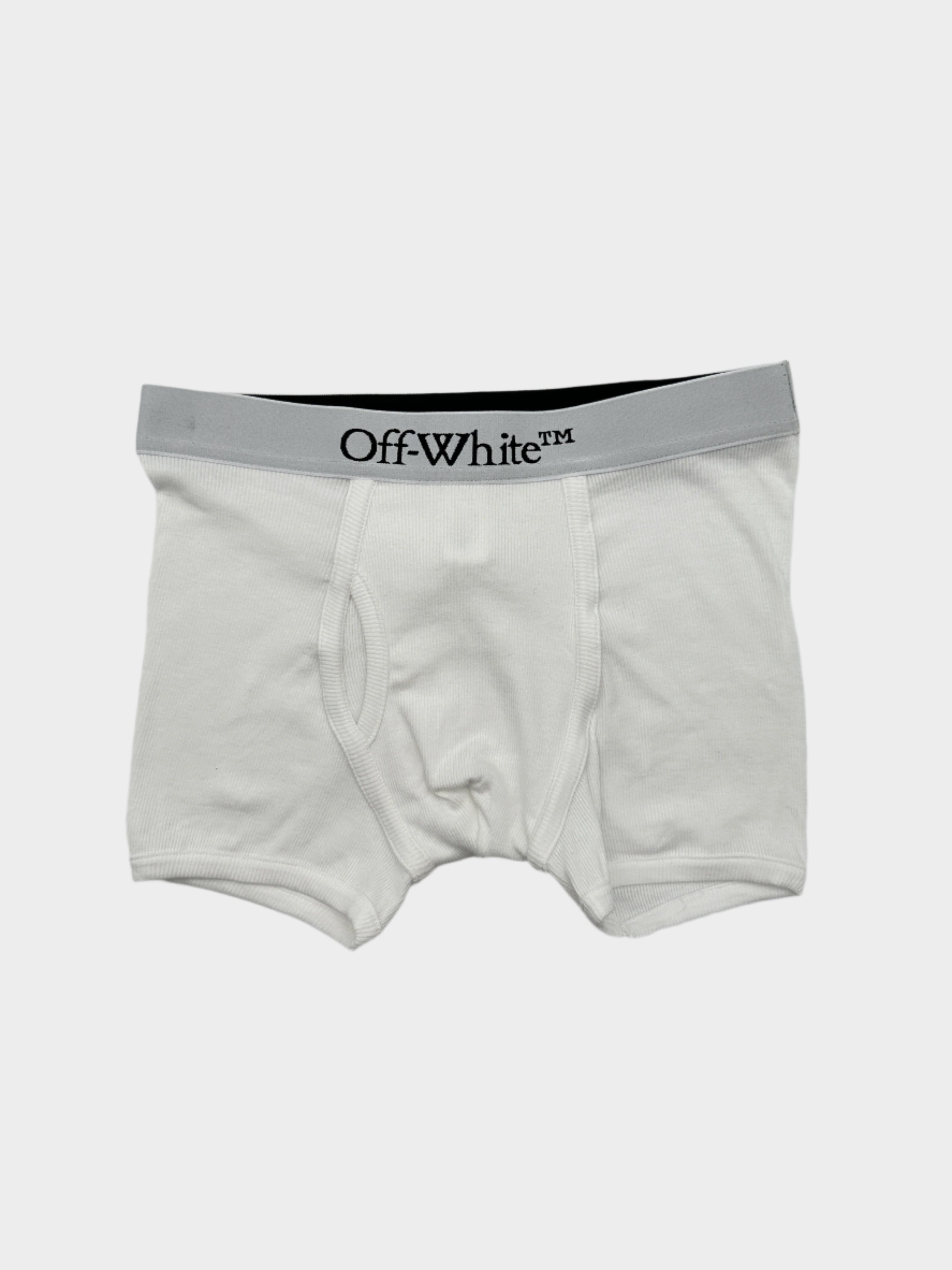 Tripack Boxer Briefs White with Elastic Logo