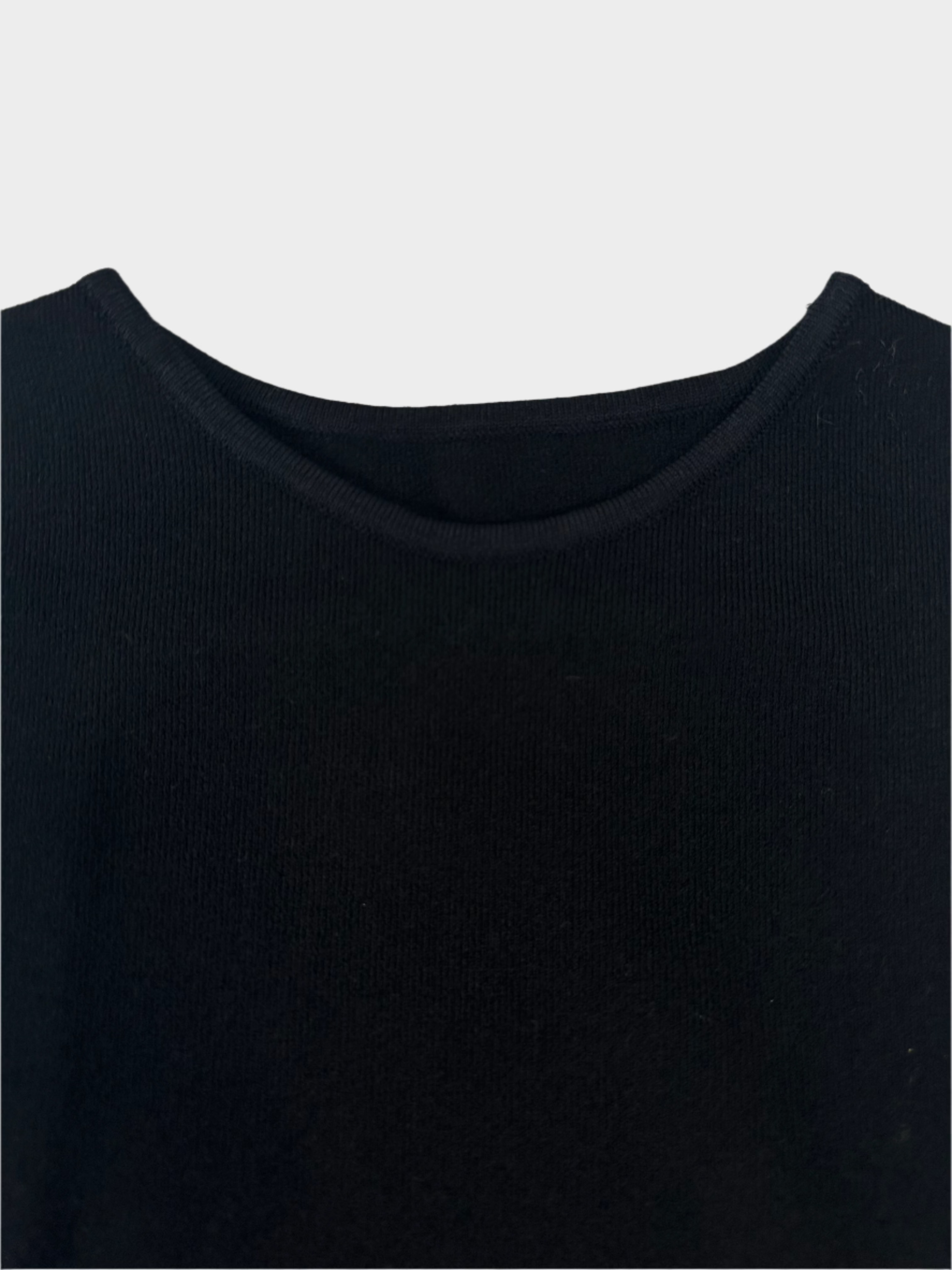 Tutina Aderente In Maglia Nera