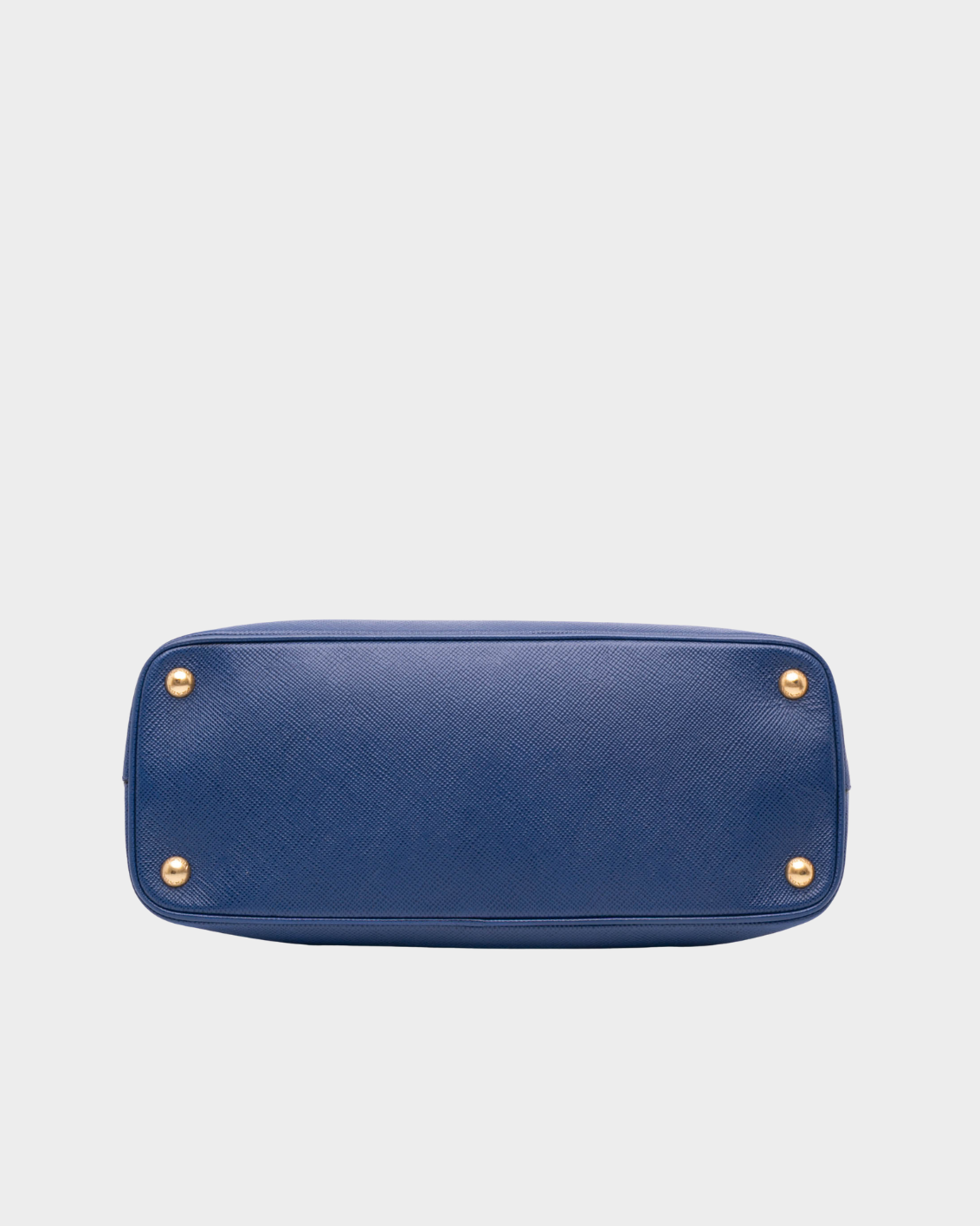 Borsa A Mano In Pelle Saffiano Blu
