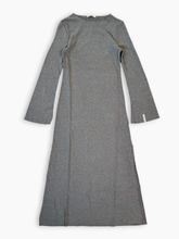 Abito Grigio Melange Con Spacco Laterale - Grigio | dBlank