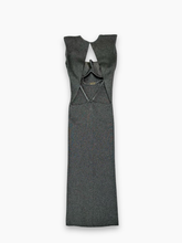 Vestito Hoop metallic Knit Long -  | Qlhype