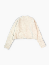 Cardigan Corto Bianco In Maglia -  | dBlank