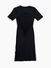 Short Black Dress With Back Opening -  | dBlank