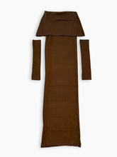 Ribbed Teddy Dress With Sleeves -  | dBlank