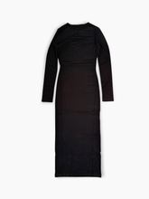 Black Viscose Sheath Dress -  | dBlank