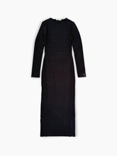 Black Viscose Sheath Dress -  | dBlank