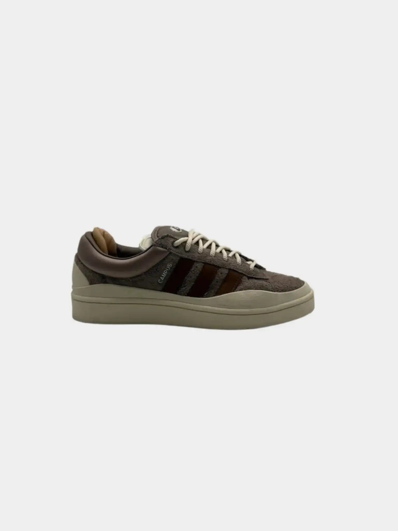 Adidas x Bad Bunny, Campus Chalky Brown, sneakers Adidas marroni, scarpe Bad Bunny, sneakers uomo Adidas, Qlhype