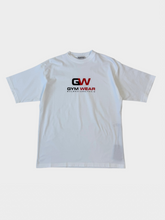 Oversized White T-Shirt With Printed Logo -  | dBlank