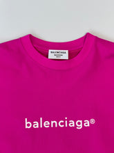 Oversized Fuchsia T-Shirt With Printed Logo -  | dBlank