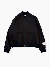 Bomber Nero In Tessuto Tecnico - Nero | dBlank