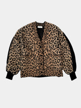 Bomber In Maglia Leopardata Con Retro A Contrasto -  | dBlank
