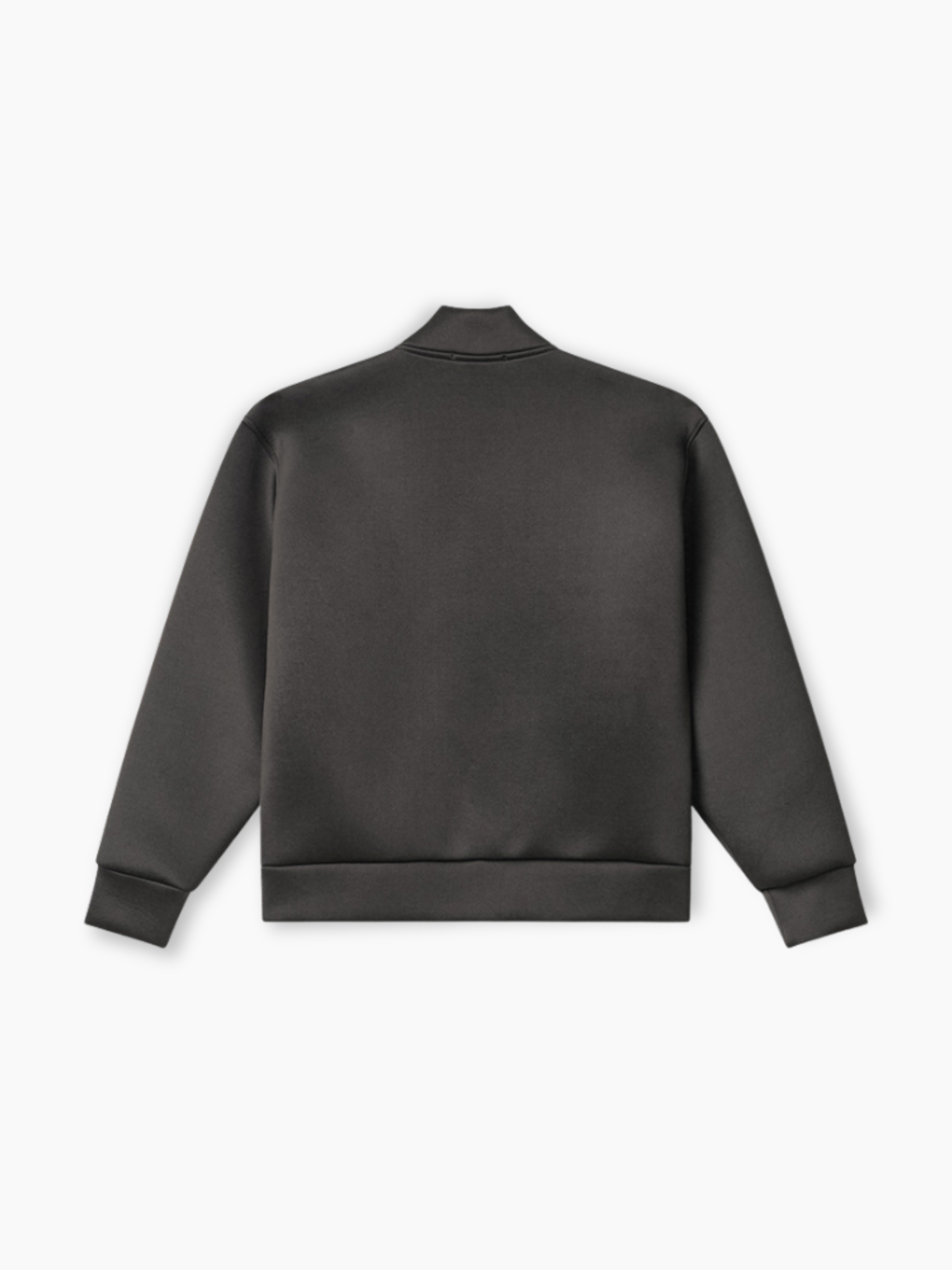 Bomber nero con zip Hinnominate visto da dietro