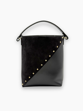 Borsa A Secchiello Rockstud In Pelle Nera -  | dBlank